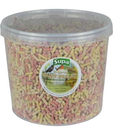 Supa Mixed Suet Pellets 5L Bucket - High Energy Protein-Rich Bird Treat | Quality Wild Bird Food to Attract More Birds - Buy Online on GoSupps.com