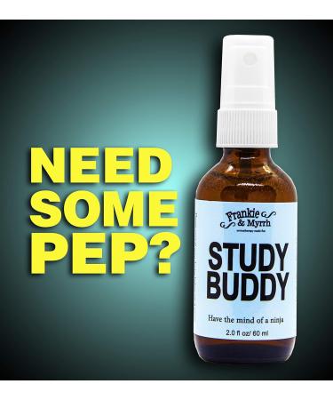 Frankie & Myrrh Study Buddy Spray - Peppermint Lemon Rosemary Essential Oil for Focus Energy & Memory | 100% Pure Aromatherapy - Buy Online on GoSupps.com