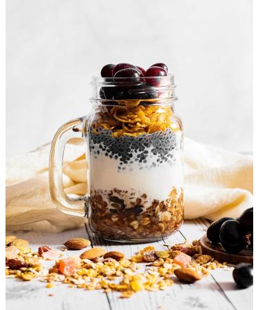 Organic Basil Seeds 4x300g - Gluten Free & Versatile Superfood for Healthy Recipes | 1200g - Buy Online on GoSupps.com