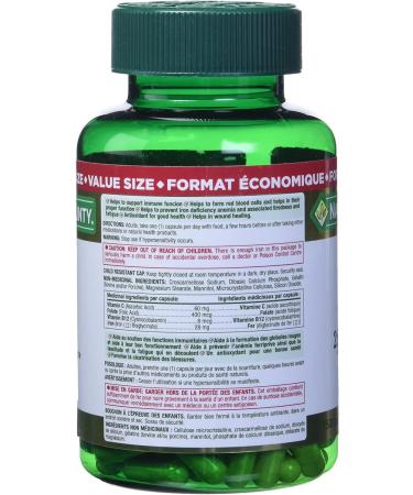 Nature's Bounty Gentle Iron Plus 28mg - 150 Capsules | Iron Deficiency Anemia Prevention - Buy Online on GoSupps.com