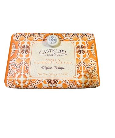 Castelbel Luxury Vanilla Fragranced Soap Bar 10.5 Oz Clear