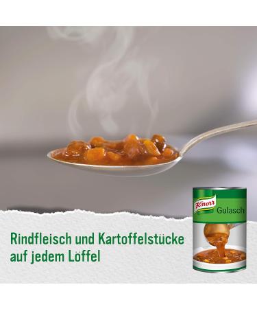 Knorr Meisterkessel Goulash Soup - Ready to Serve Authentic Taste | 2.9 kg Pack (Beef 2.78L) - International Shipping Available - Buy Online on GoSupps.com