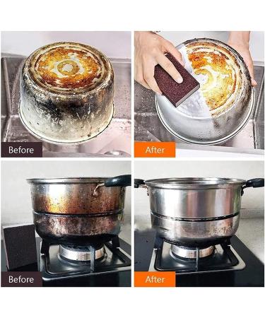 5/10/20/Pcs Carborundum Sponge Nano Emery Sponges Emery Dish Washing Wiping Pot Artifact Multi Surface Power Scrubber Foam Cleaning Pads Rust Focal Stains Sponge Removing Tool 20pcs - Buy Online on GoSupps.com