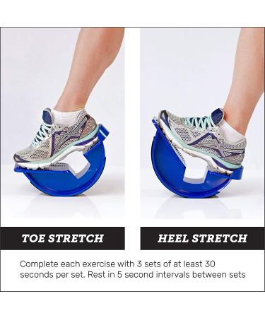 Powerstep Ultraflexx Foot Rocker - Blue - Physical Therapy Leg Exerciser - Buy Online on GoSupps.com