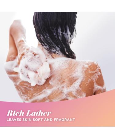 Caress Body Wash for Women Tahitian Pomegranate & Coconut Milk Exfoliating Shower Gel for Renewed Glowing Skin 20 fl oz 4 Pack - Buy Online on GoSupps.com