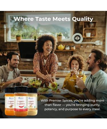 Premier Organic Ginger Root Powder - Organic Dried Ground Ginger Spice for Cooking & Tea Food Seasoning Natural Wellness Support Non GMO Gluten Free Purity Tested - 1.5 oz - Buy Online on GoSupps.com