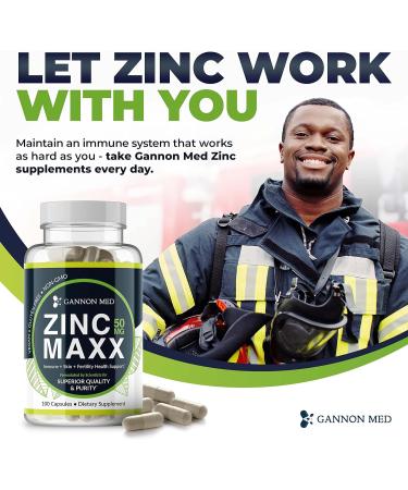 Zinc Maxx: Immunity, Skin & Reproductive Health Booster - 100 Count - Buy Online on GoSupps.com