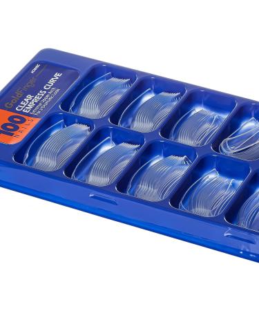 Gold Finger Clear Empress Curve Nails - 100 Count (Pack of 1) - Buy Online on GoSupps.com