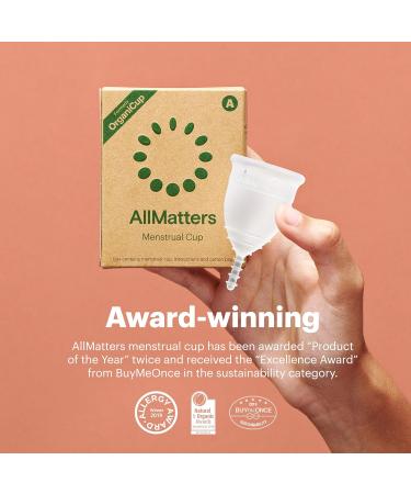 AllMatters Menstrual Cup (Formerly OrganiCup) - Size Mini for Teens & Smaller Sizes | Award-Winning Period Cup - Buy Online on GoSupps.com