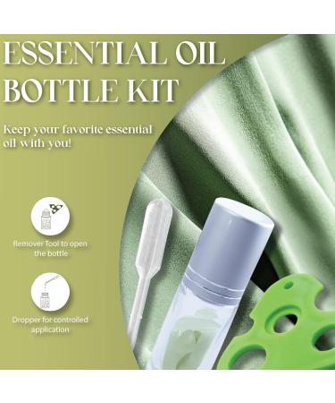 Jade Face Roller Kit - Green Gua Sha Roller Scraper Sponge Candle & Essential Oil for Radiant Skin Care - Buy Online on GoSupps.com