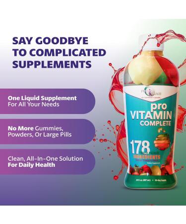 6-30 Oz Bottles Pro Vitamin Complete Liquid Vitamin - Buy Online on GoSupps.com