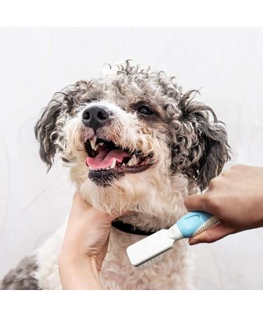 Pets First Professional Pet Mat Remover - Dematting Tool for Cats & Dogs - Removes Matted Fur, Tangles & Knots - Stainless Steel Teeth - Comfort Grip Handle - Buy Online on GoSupps.com