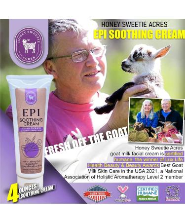 Honey Sweetie Acres Fresh Off The Goat All-Natural 4 Ounce EPI Lotion is a cruelty-free handmade lotion that hydrates and moisturizes - Made in the USA - Buy Online on GoSupps.com
