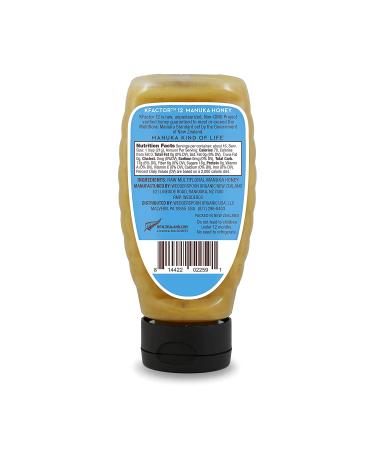 Wedderspoon Raw Manuka Honey KFactor 12 | Unpasteurized, Non-GMO, New Zealand Superfood - 12oz Squeeze Bottle - Buy Online on GoSupps.com