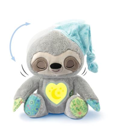VTech Baby Schnarchi Slumber Sloth | Cuddly Sleep Aid Toy with Sounds Music & Night Light for Infants - Buy Online on GoSupps.com