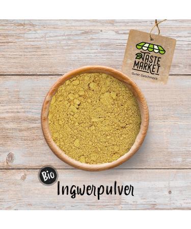 Buy 500g Organic Ginger Powder | Ground Ginger for Cooking & Tea | Pure Ginger Root Spice | Certified Organic Cultivation - Buy Online on GoSupps.com
