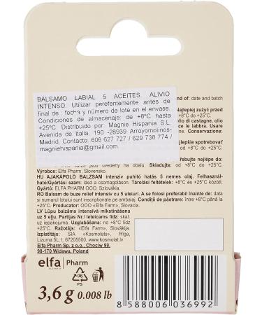  GREEN PHARMACY Elfa Pharm Green Pharmacy Argan Oil Lip Balm + Macadamia l Intensiv Nourishing SPF 10 5ml - Buy Online on GoSupps.com