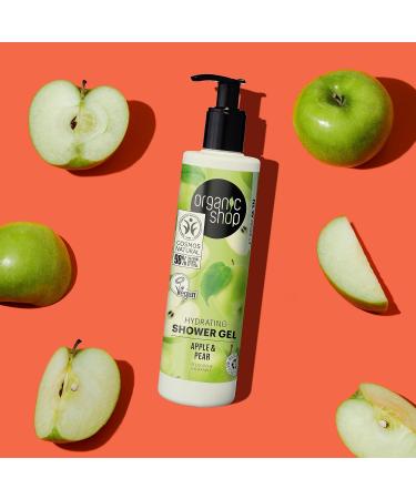 Organic Shop Hydrating Shower Gel Apple and Pear (280ml) - Buy Online on GoSupps.com