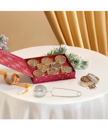 Panda tea - Coffret 8 Bo tes de Th s et Infusions en Vrac - Coffret cadeau offrir (assortiment festif) - Th Noir Rooibos - Idee Cadeau offrir - Buy Online on GoSupps.com
