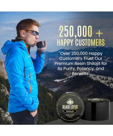 Black Lotus Pure Shilajit Resin 7g 100% Pure Natural Shilajit for Men & Women with Amino Acids 175mg Fulvic Acid 85 Ionic Trace Minerals per Serving Superfood for Immune Support Focus Energy 7g Resin - Buy Online on GoSupps.com