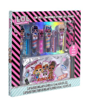 L.O.L Surprise! Townley Girl Makeup Set - 8 Flavored Lip Glosses for Girls | Ages 5+ - Includes 1 Surprise Lip Gloss - Buy Online on GoSupps.com