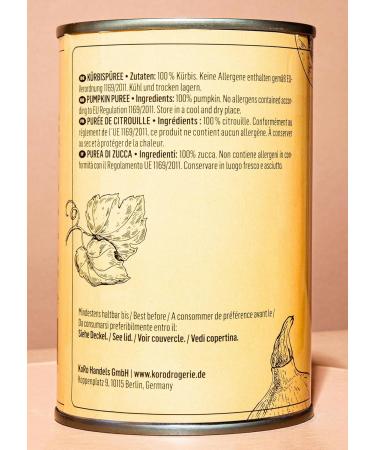 KoRo - Pumpkin Puree 24 x 425 g - Buy Online on GoSupps.com