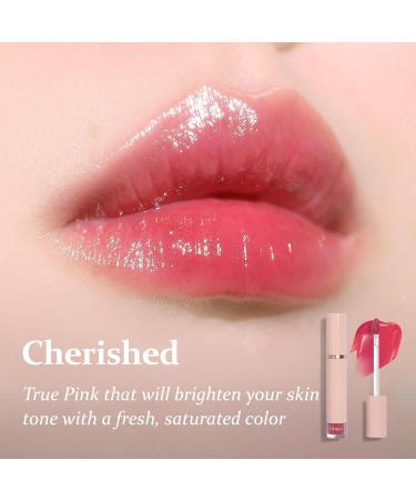 HINCE Mood Enhancer Water Liquid Glow - Non-Sticky Waterproof Lip Stain for Women | Long Wearing Moisturizing Lip Gloss - CHERISHED 0.16 fl. oz - Buy Online on GoSupps.com