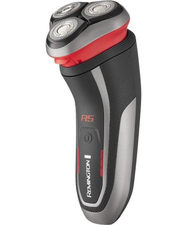 Remington R5000 Style Series R5 Rechargeable Shaver - Dual Track Blades, Wet/Dry, Close Shave - Grey/Silver/Red - Cordless - Buy Online on GoSupps.com