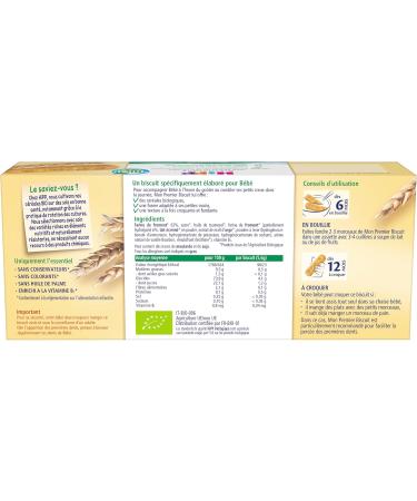 Hipp Organic My First Biscuit From 6 Months 6 Box Of 180 G - Buy Online on GoSupps.com