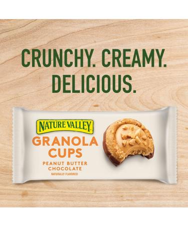 Nature Valley Granola Cups Peanut Butter Chocolate 6.75 oz - 5 Count Box - Buy Online on GoSupps.com
