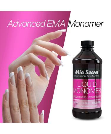 Mia Secret 32 oz Professional Acrylic Nail Liquid - EMA Monomer for Acrylic Powder - Buy Online on GoSupps.com