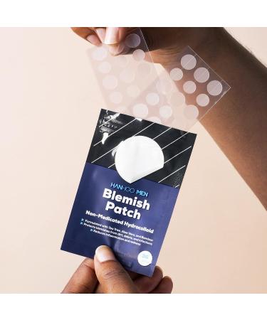 HANHOO Men's Blemish Patch with Aloe Vera, Tea Tree & Bamboo - 36 Count - Buy Online on GoSupps.com