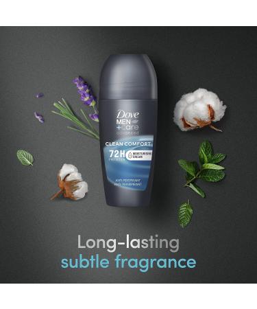 Dove Advanced Clean Comfort Antiperspirant Deodorant Roll On deodorant for men wth Triple Action Technology for 72h sweat & odour protection 50 ml Fresh 50 ml (Pack of 1) - Buy Online on GoSupps.com