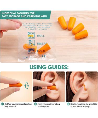 50 Pairs Soft Foam Earplugs for Noise Canceling - Ideal for Sleep, Work, Snoring, Construction - Reduces Loud Sounds - 50 Count - Buy Online on GoSupps.com