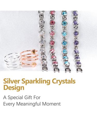 Jeracol Titanium Steel Magnetic Bracelets and Rings for Women - Adjustable Size & Gift Box, Mother's Day Special - Buy Online on GoSupps.com