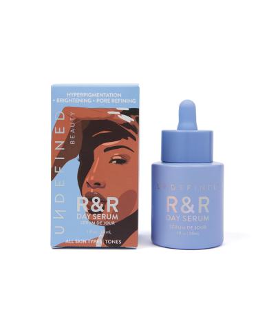 Undefined Beauty R&R Day Serum Daily Brightening Serum infused with Vitamin C Kojic Acid Niacinamide Alpha Arbutin Licorice Root