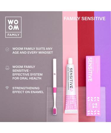 WOOM Family SENSITIVE Toothpaste - Buy Online on GoSupps.com