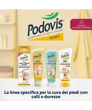 Podovis Pediluvio 150ml Soothing Velvet Effect for Soft Smooth Feet | Corn Removal Massage & Peeling - Buy Online on GoSupps.com