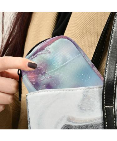 Buy Pfrewn 7-Day Butterfly Pill Organizer Case | Portable Travel Vitamin & Medicine Holder - Buy Online on GoSupps.com