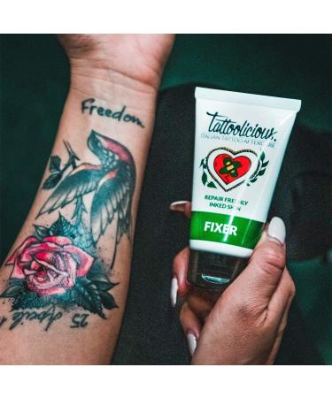 Tattoolicious FIXER - The Soothing Cream for New Tattoo with Organic Active Ingredients with Soothing and Calming Properties 75 ml - Buy Online on GoSupps.com