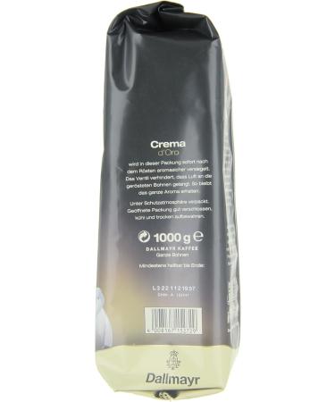 Dallmayr Crema d'Oro mild et haricot Fein dans 1er Pack (1 x Sachet de 1000 g) Caramel 1 kg (Lot de 1) - Buy Online on GoSupps.com