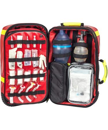 EB EMERAIR Ventilation Case - Robust Red Tarpaulin Emergency Case for Doctors & Rescue Services | Includes Module Bags & Ampoule Kit - Buy Online on GoSupps.com