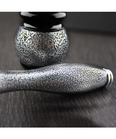 4 Pc Men's Shaving Kit - 3 Edge Razor Black Badger Hair Brush & Stands | Perfect Gift for Men - Buy Online on GoSupps.com