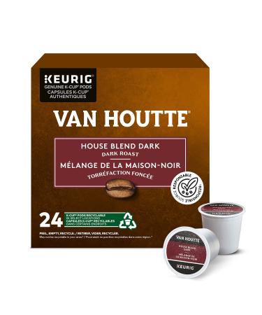 Van Houtte House Blend Dark K-Cup Coffee Pods 24 Count For Keurig Coffee Makers House Blend Dark 1 Count ( Pack of 24 )