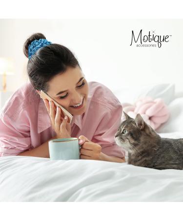 6 Pack Light Blue Bandana Hair Ties | Stylish & Versatile Hair Accessories for All Styles - Buy Online on GoSupps.com