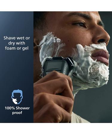 Philips Norelco Shaver 7800 with SenseIQ Technology - Rechargeable Wet & Dry Electric Shaver | Quick Clean Pod, Charging Stand, Travel Case & Pop-up Trimmer Included - Buy Online on GoSupps.com