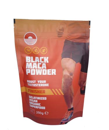 Black Maca Powder Gelatinized 250G | Increases sporadic performance | Black maca gelatinized ecological