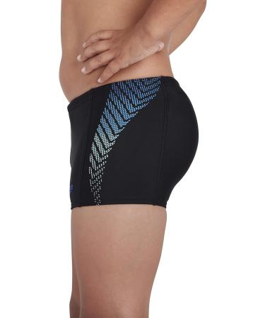 Buy Speedo Boys Plastisol Swim Briefs 11-12 Years - Black/Blue Flame/Light Adriatic | International Shipping Available - Buy Online on GoSupps.com