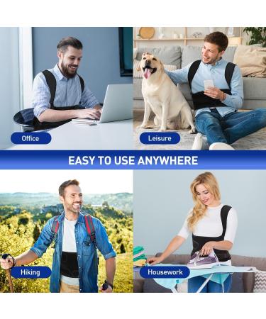 Posture Corrector Women and Men Back Brace for Men and Women Rotate button adjustment Shoulder Straightener Back Support Spine Scoliosis Posture Hunchback Hump Thoracic Spine Corrector(Medium) - Buy Online on GoSupps.com