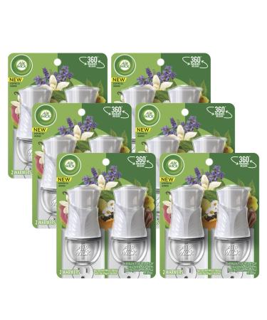 Air Wick Scented Oil Warmer Plugin Air Freshener, Pack of 6 (6 X 2ct), Gadget Only